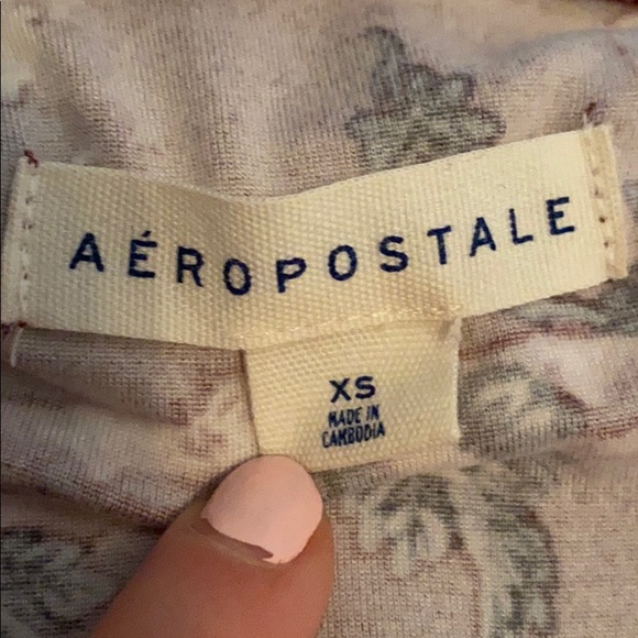 Aeropostale long sleeve off the shoulder top - Picture 2 of 3